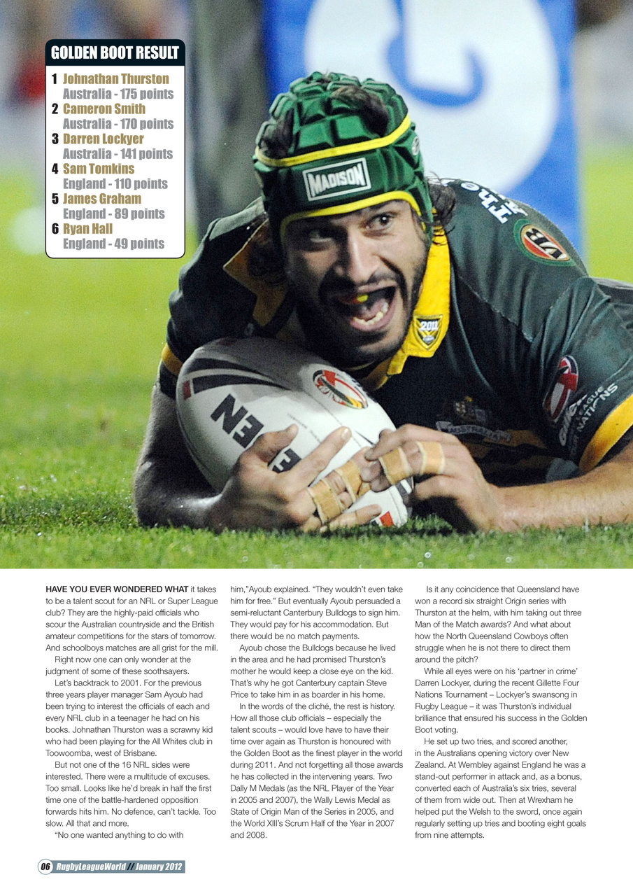 Rugby League World Preview Pages