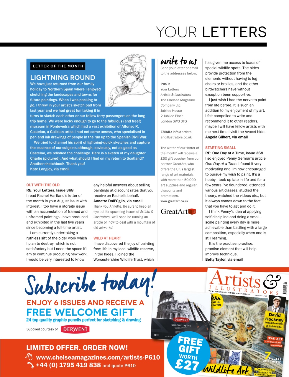 Artists & Illustrators Preview Pages