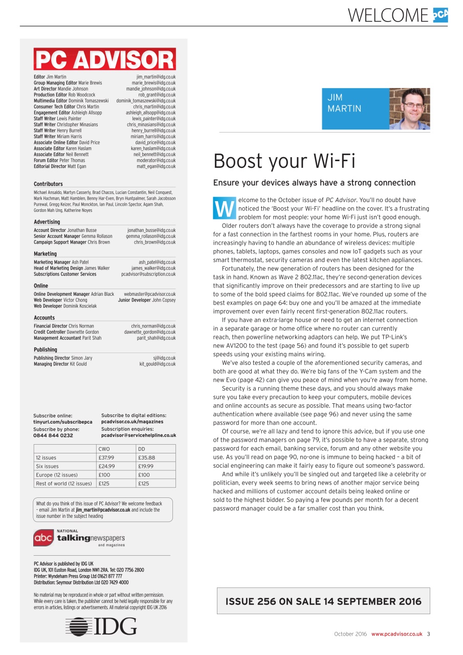 Tech Advisor Preview Pages