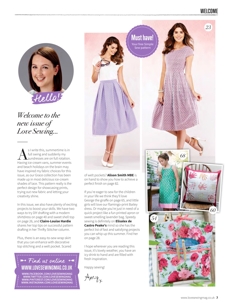 Love Sewing Preview Pages