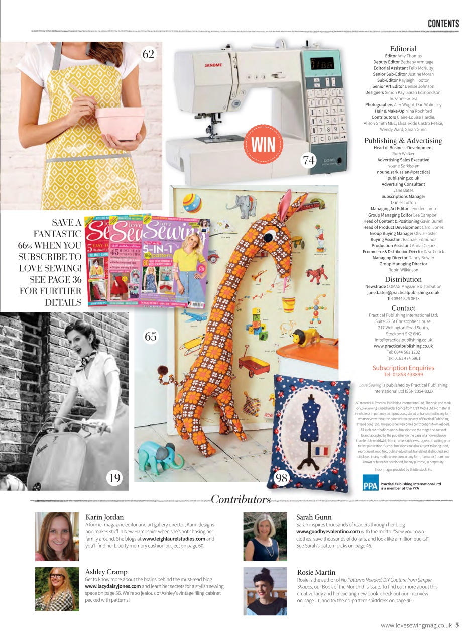 Love Sewing Preview Pages