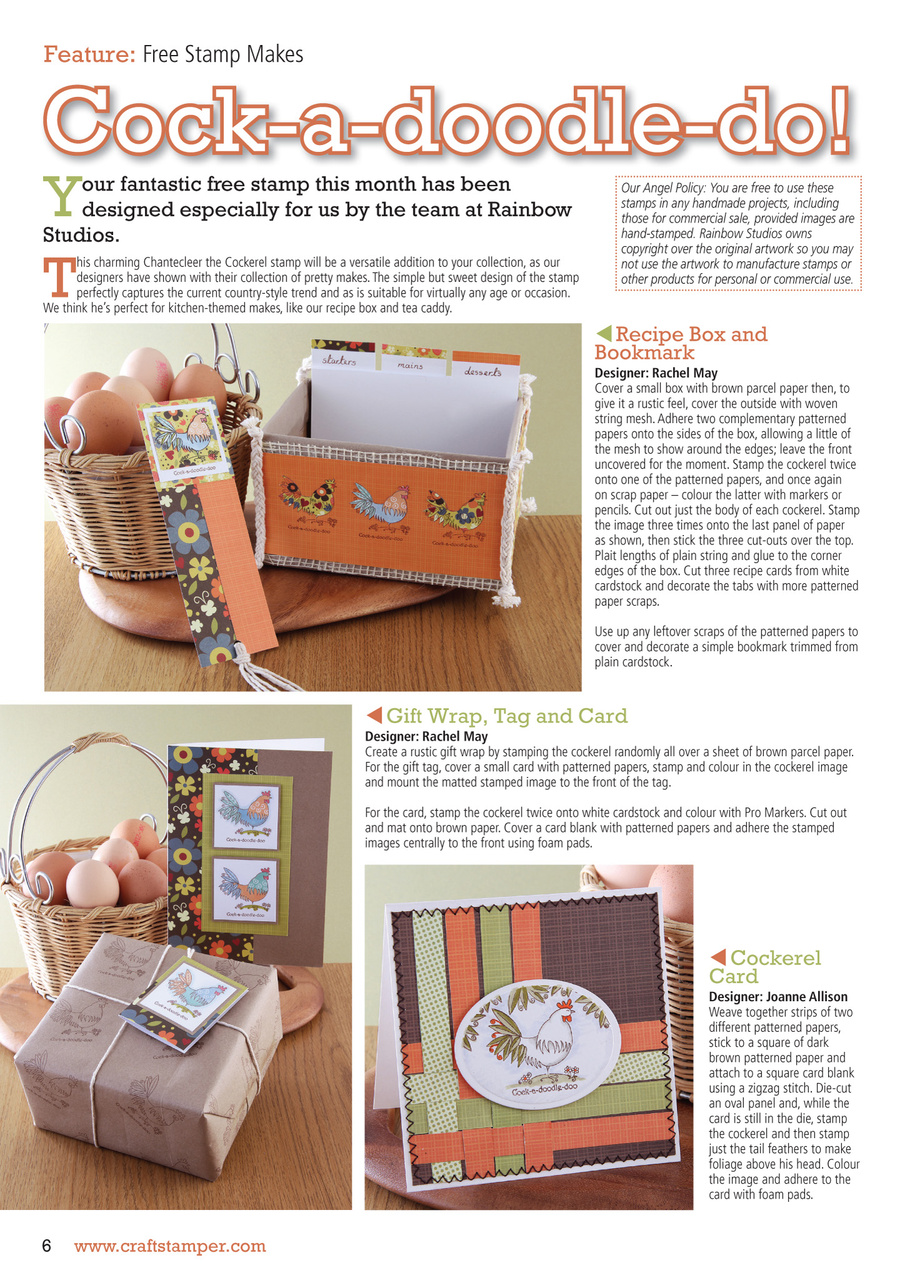 Craft Stamper Preview Pages