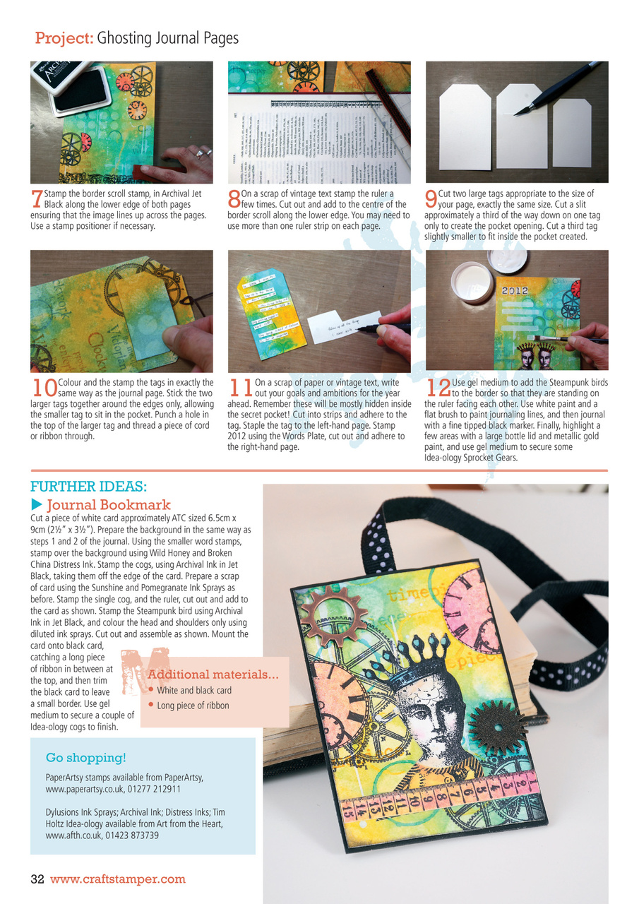 Craft Stamper Preview Pages