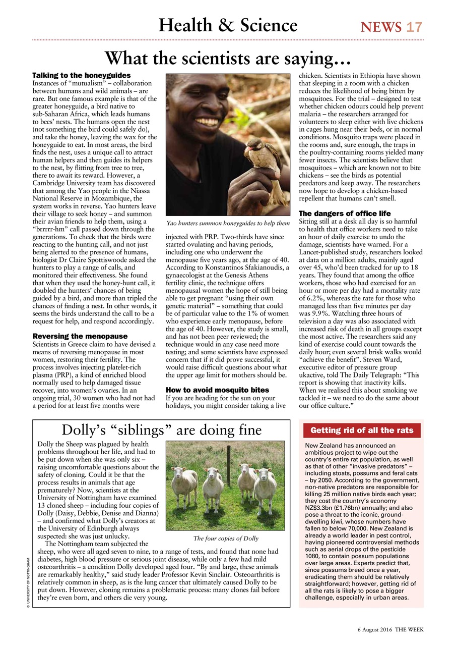 The Week Preview Pages