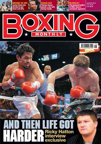 Boxing Monthly issue Boxing Monthly August 2010