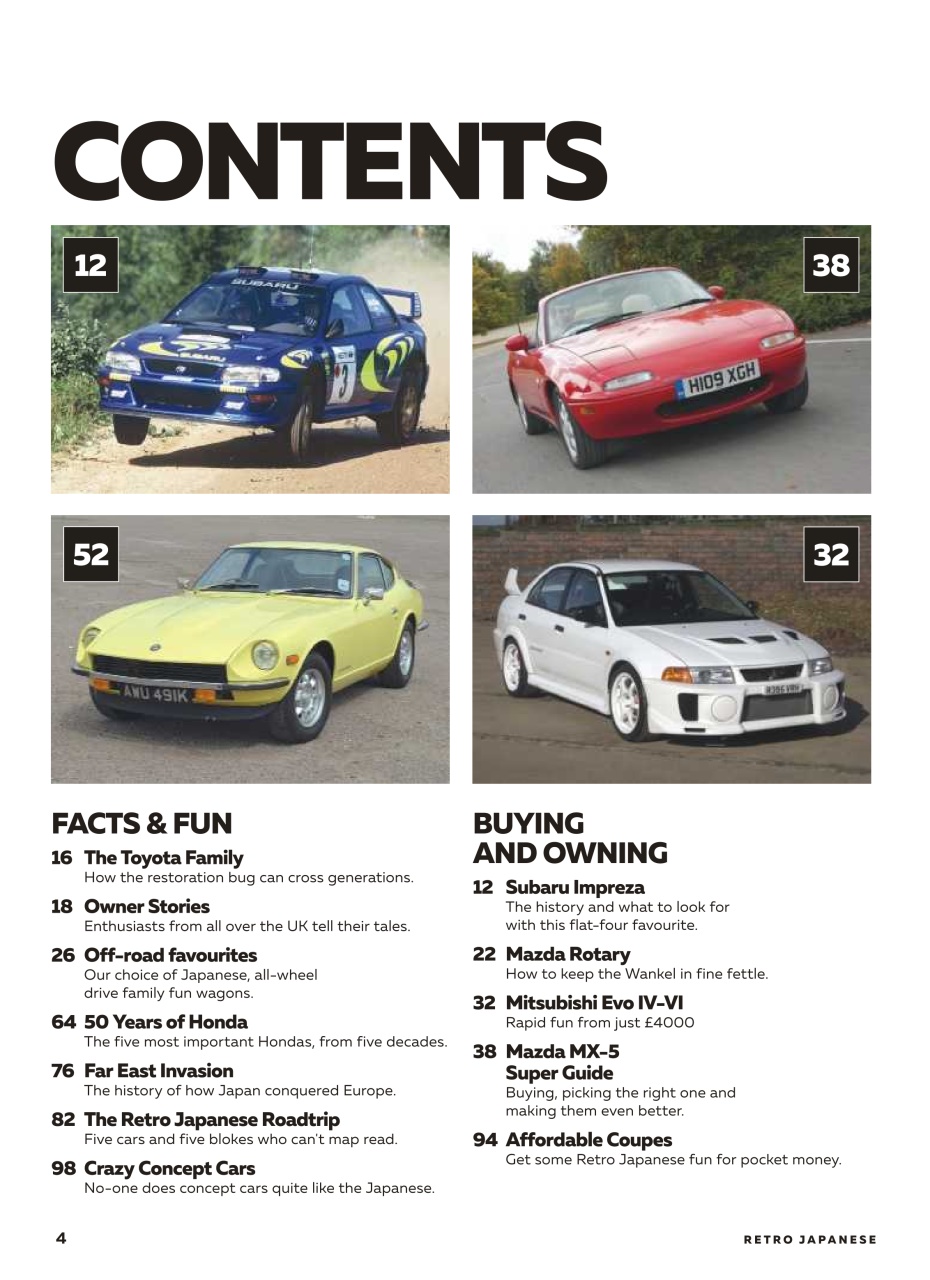 Retro Japanese Preview Pages