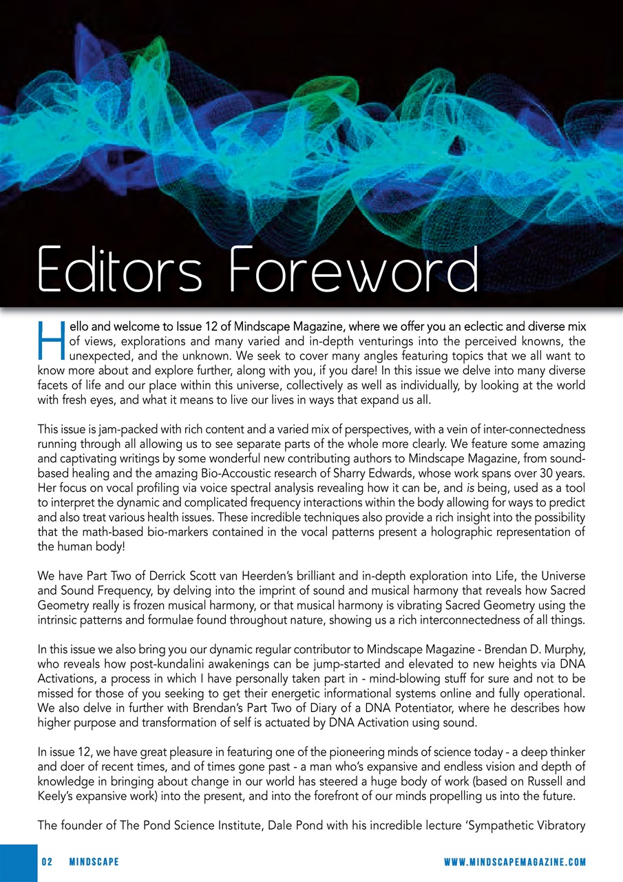 Mindscape Magazine Preview Pages