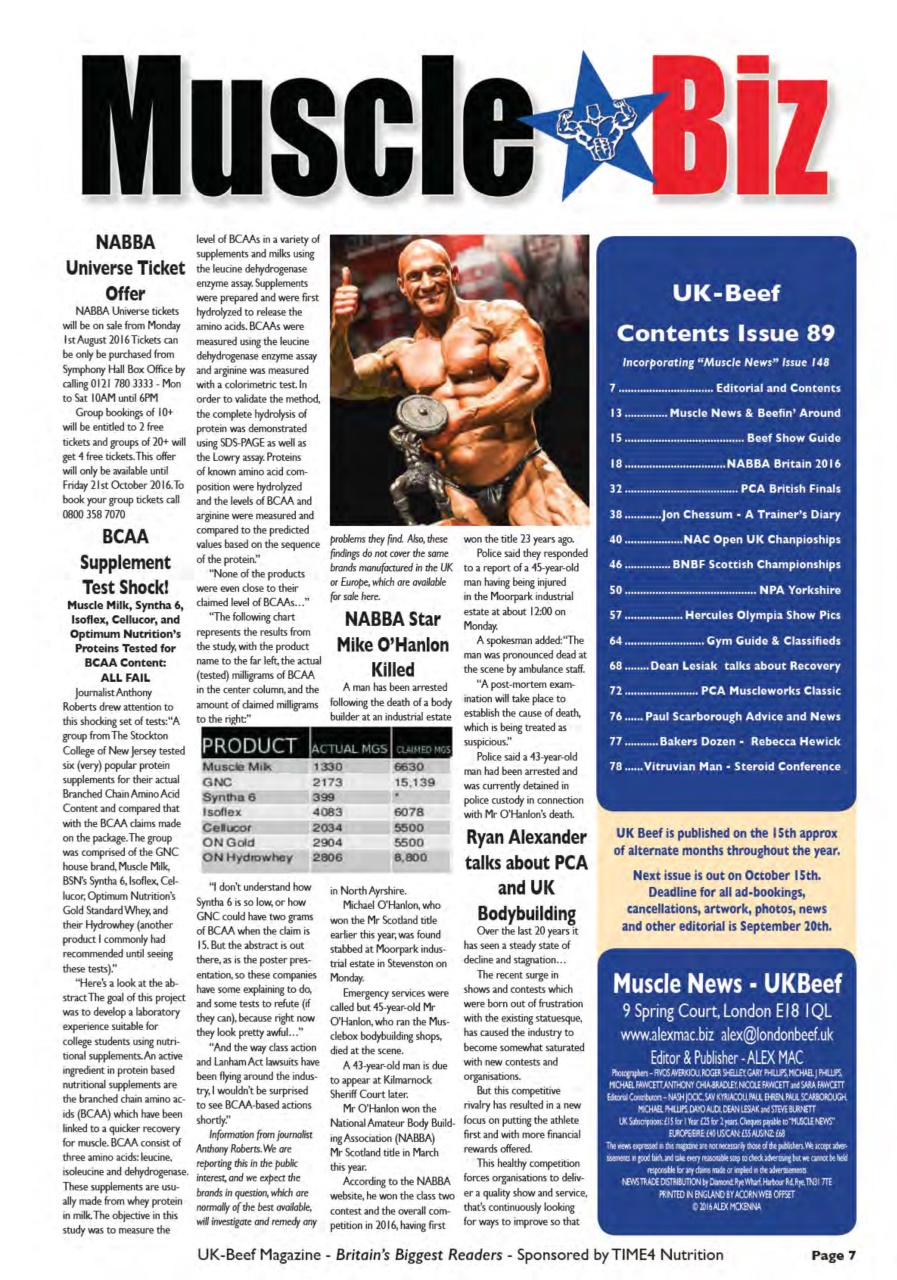 UK Beef Magazine Preview Pages