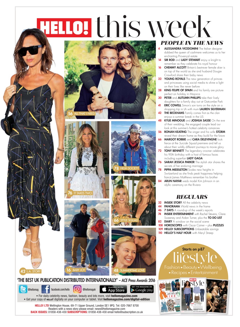 Hello! Magazine Preview Pages