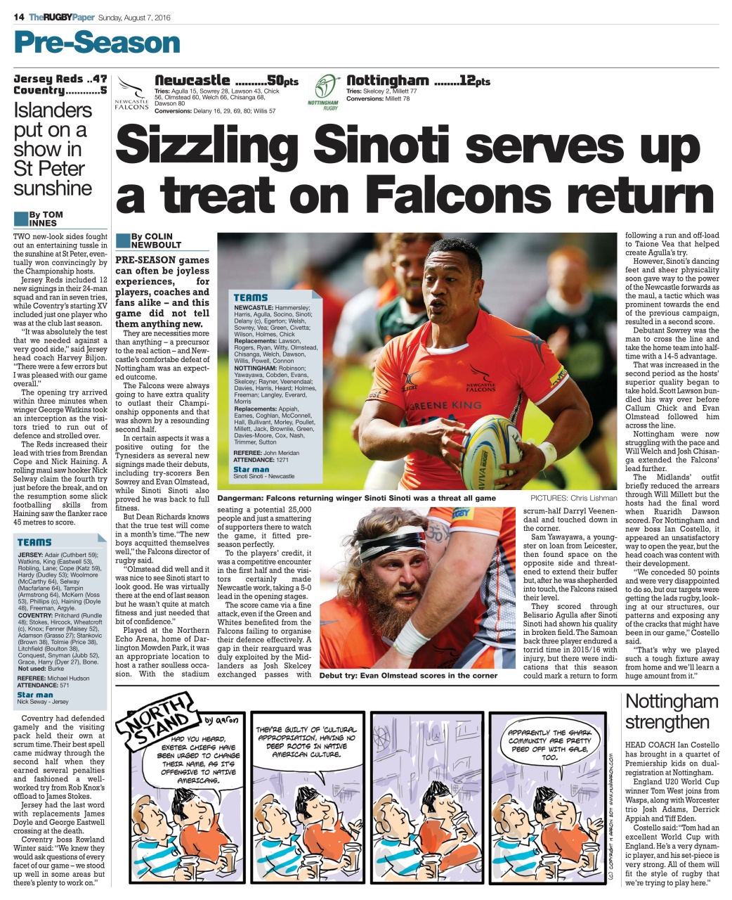 The Rugby Paper Preview Pages