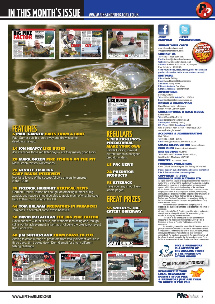 Pike & Predators Preview Pages