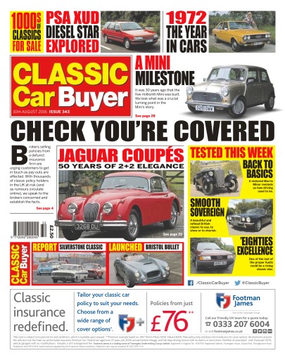 Classic Car Buyer issue 