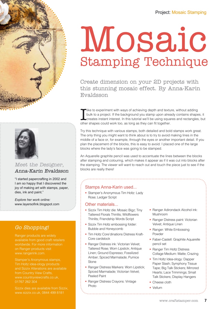 Craft Stamper Preview Pages
