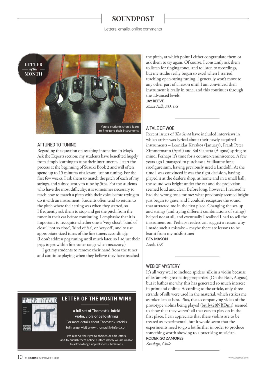 The Strad Preview Pages