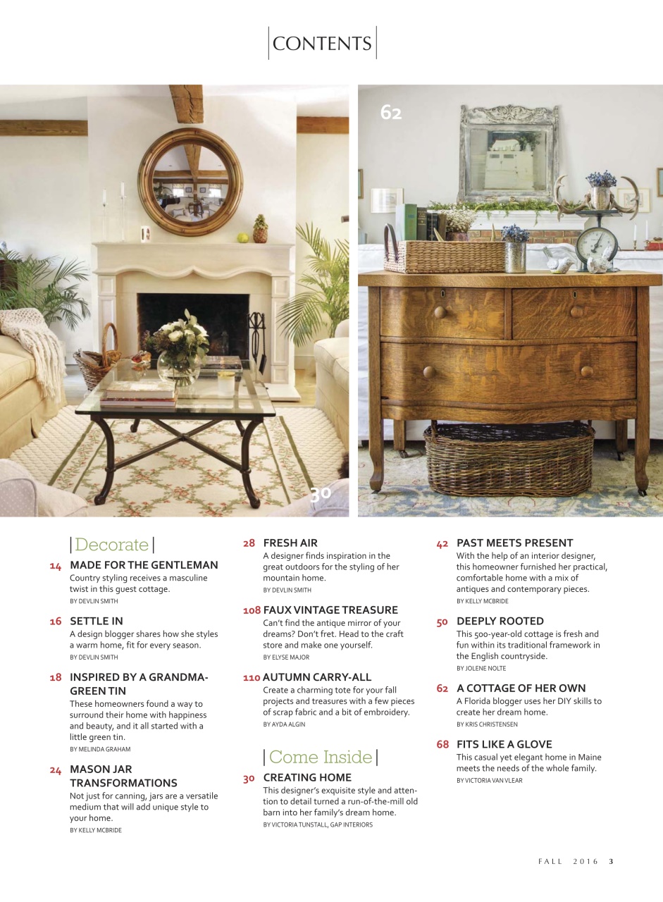 Romantic Homes Preview Pages