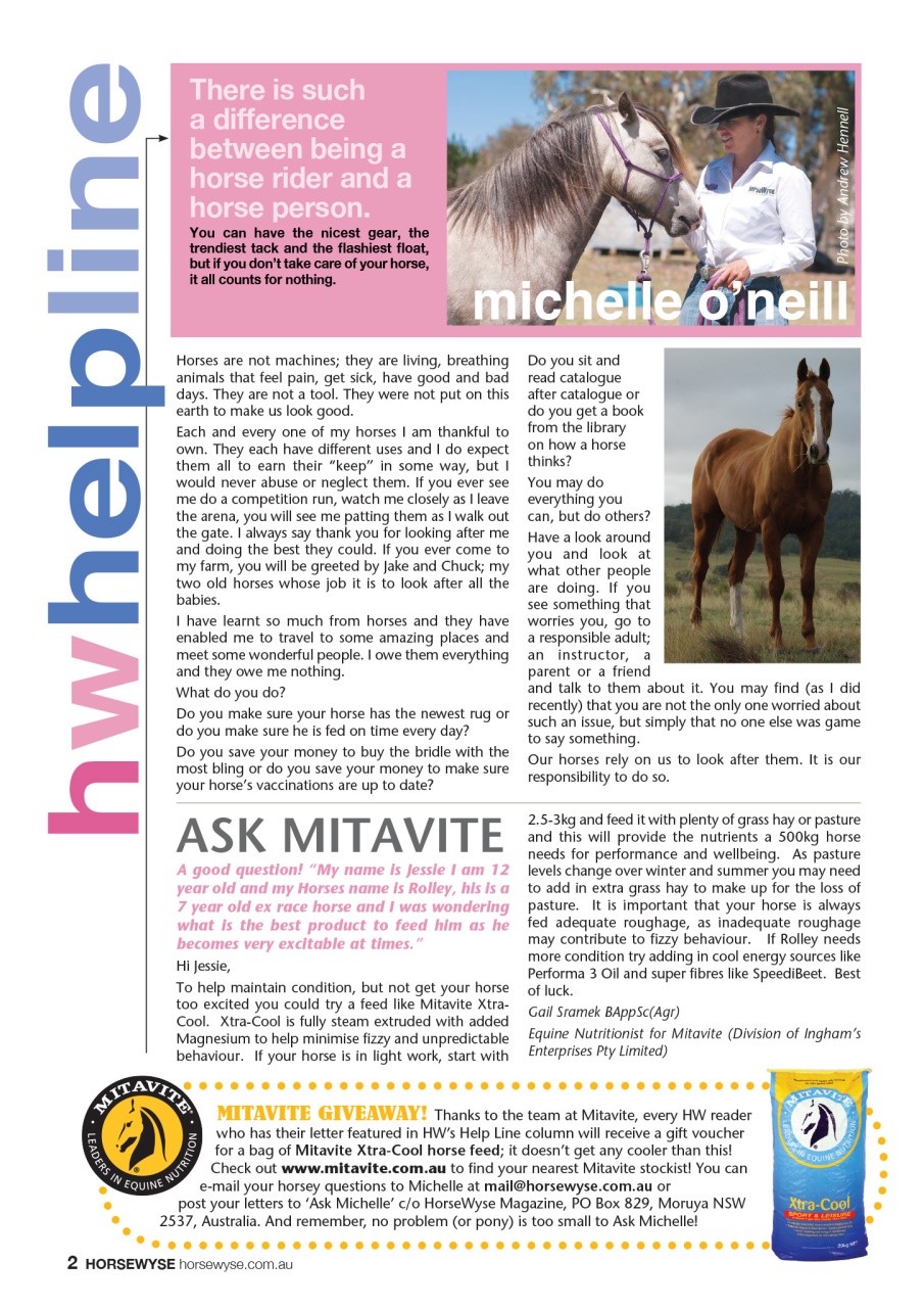 HorseWyse Magazine Preview Pages