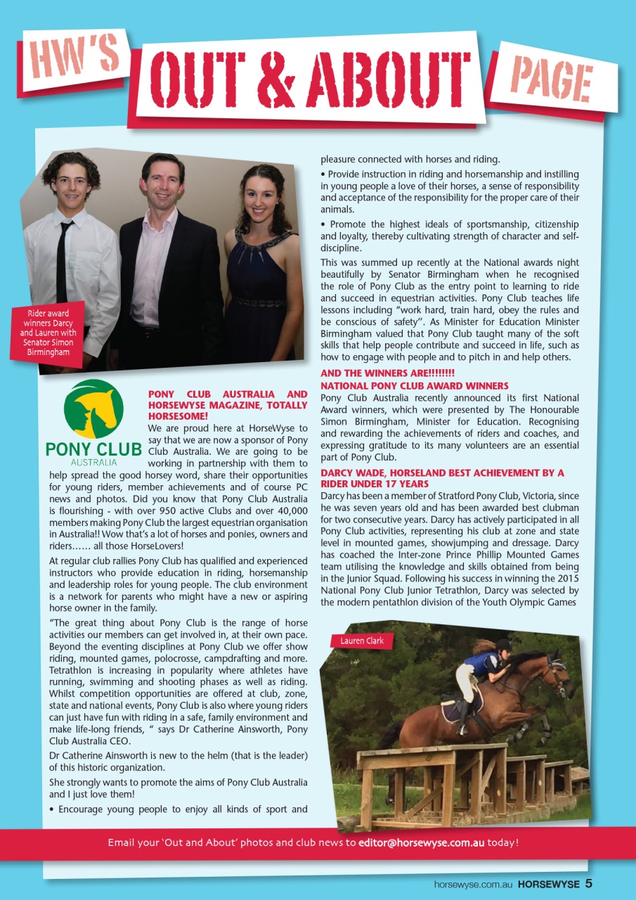 HorseWyse Magazine Preview Pages