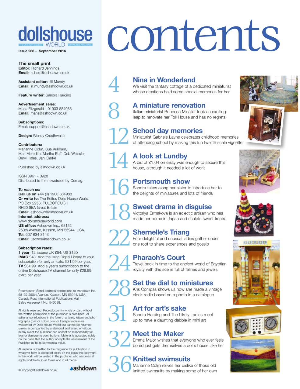 Dolls House World Preview Pages