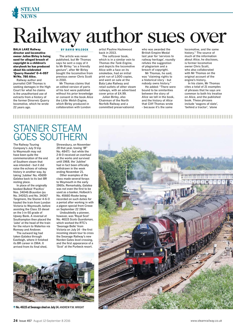 Steam Railway Preview Pages