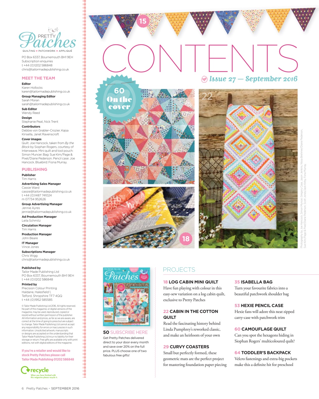 Pretty Patches Magazine Preview Pages