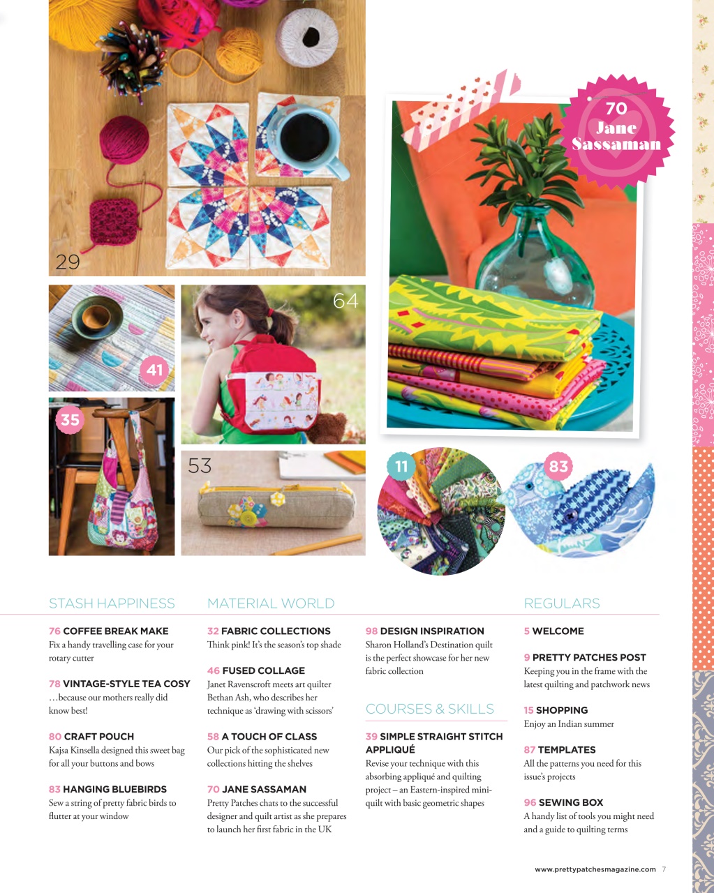 Pretty Patches Magazine Preview Pages