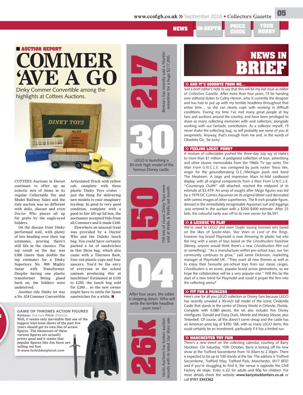 Collectors Gazette Preview Pages
