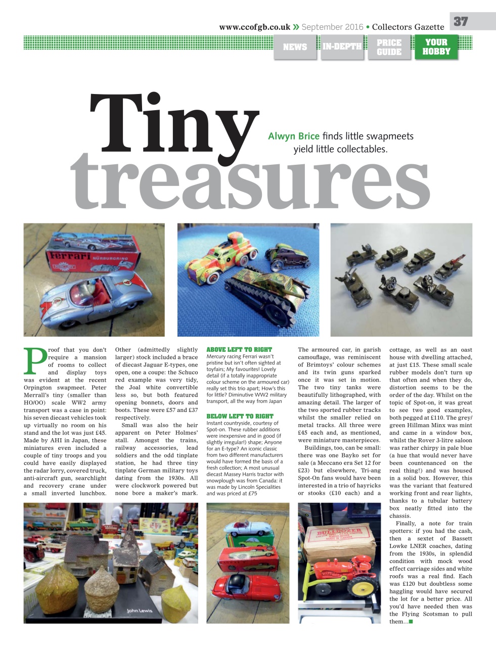 Collectors Gazette Preview Pages