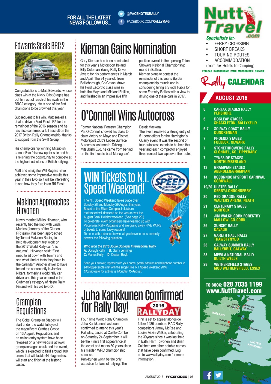 Pacenotes Rally magazine Preview Pages