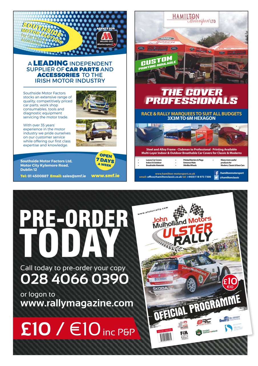 Pacenotes Rally magazine Preview Pages
