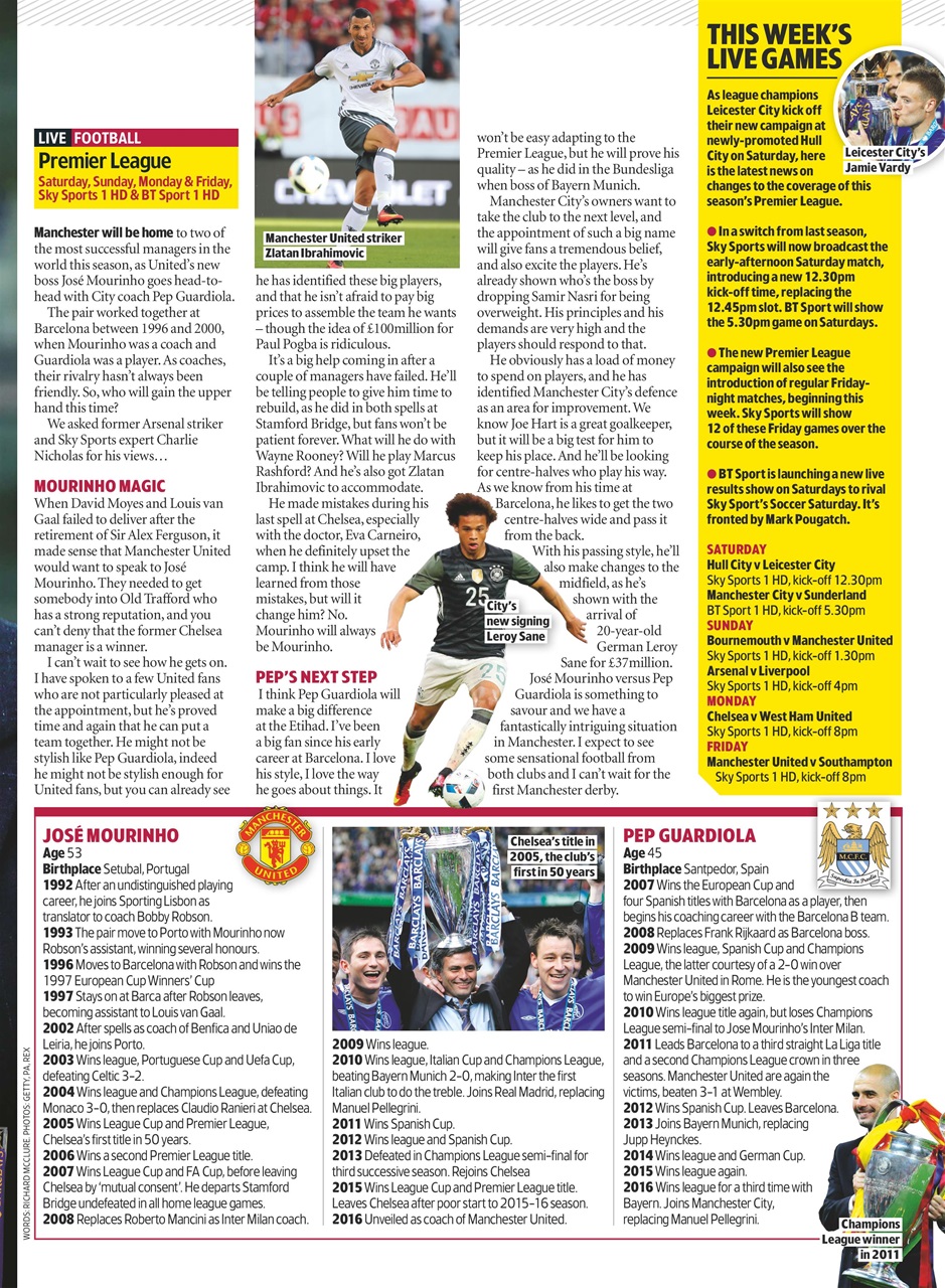 TV & Satellite Week Preview Pages