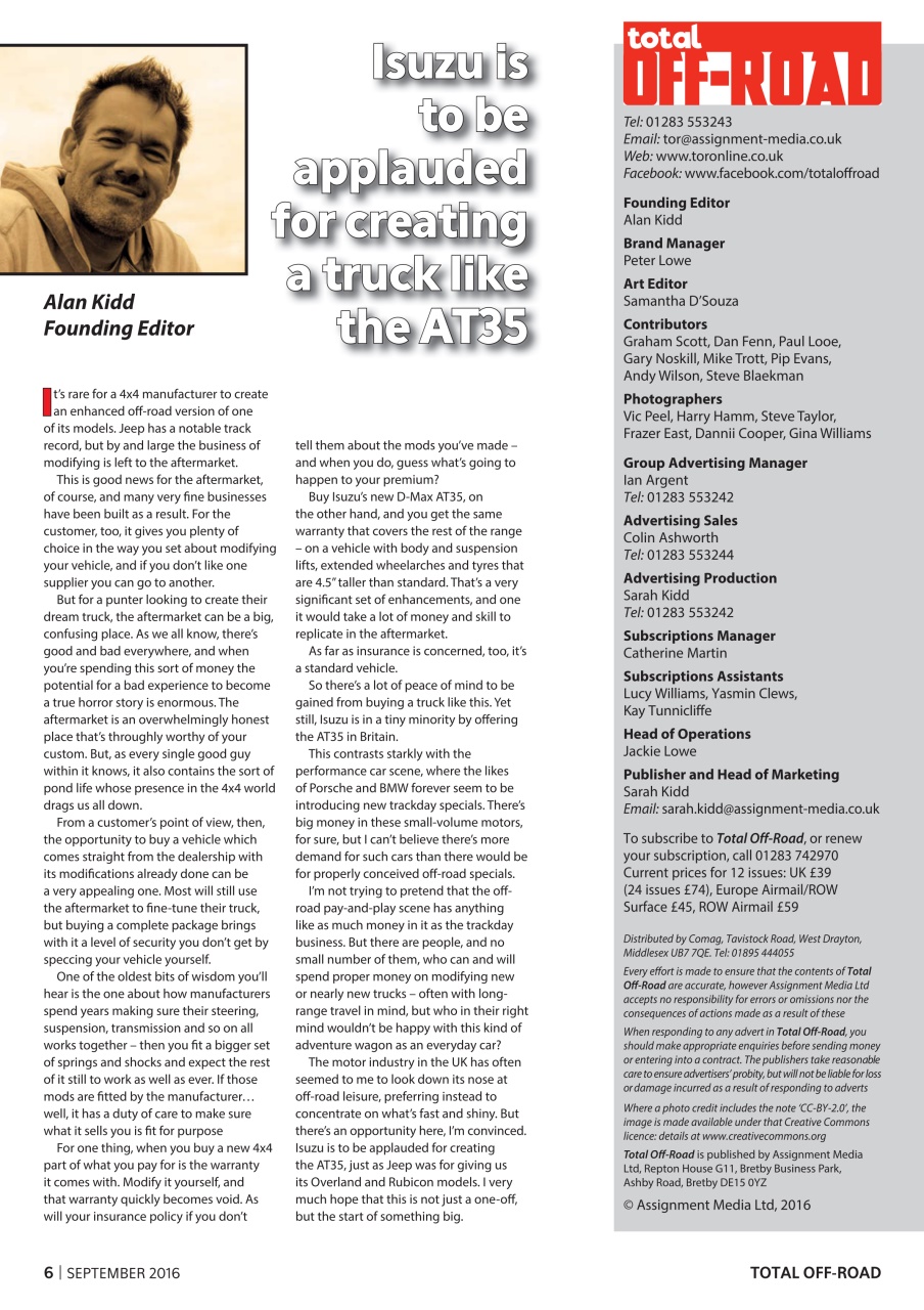 Overlander 4X4 Preview Pages