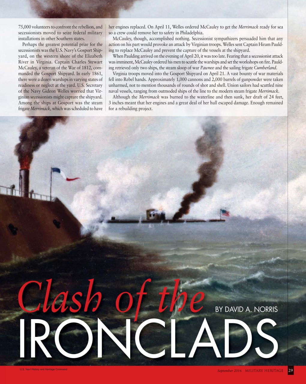 Military Heritage Preview Pages