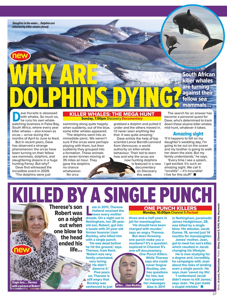 What's on TV Preview Pages