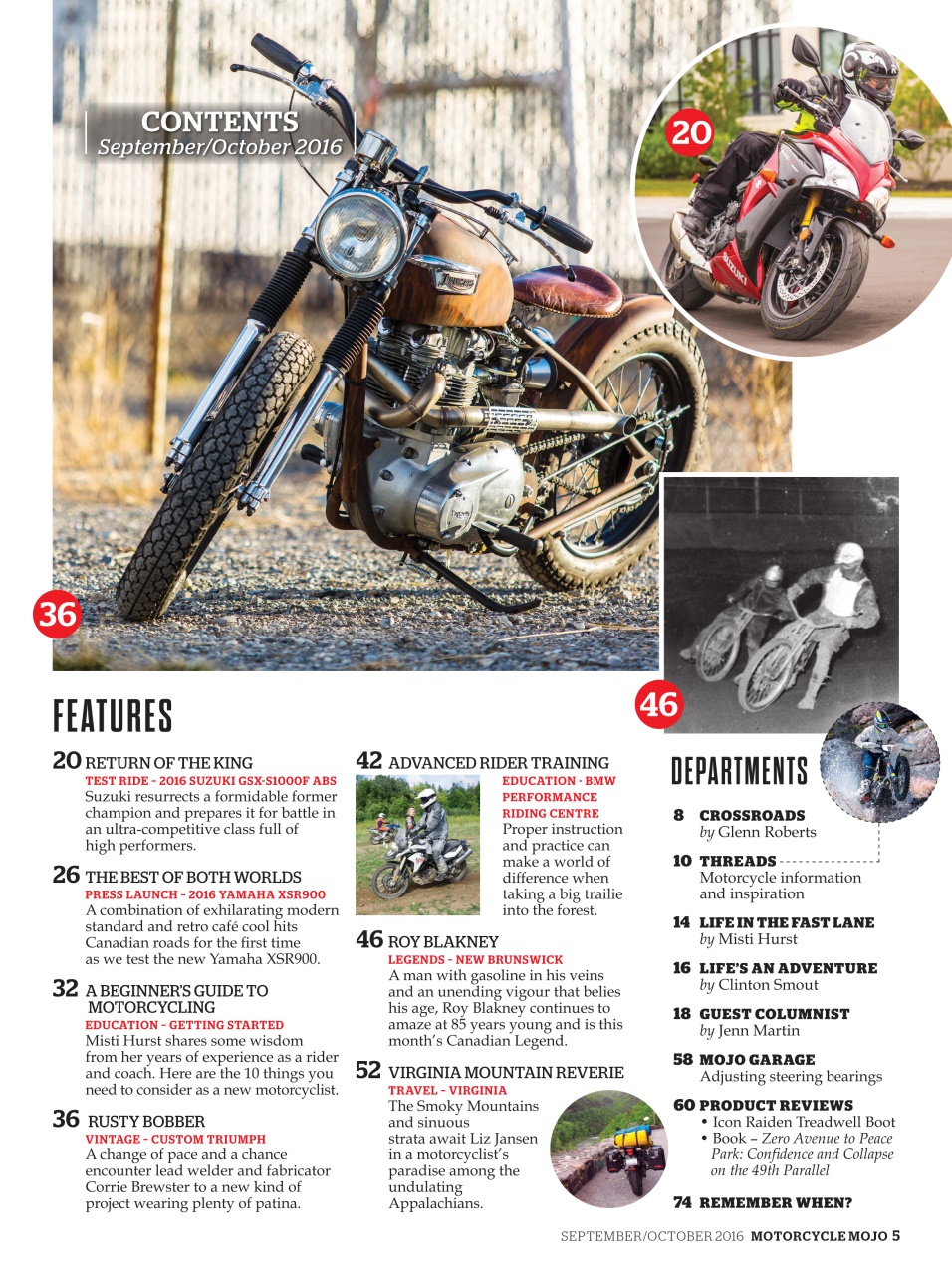 Motorcycle Mojo Preview Pages
