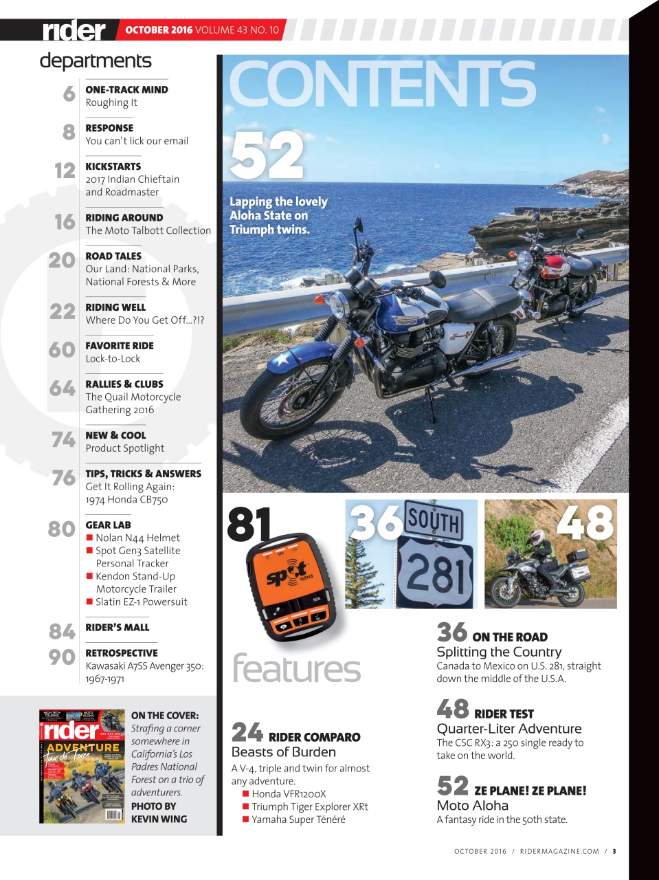 Rider Magazine Preview Pages