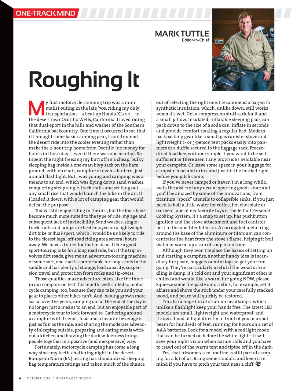 Rider Magazine Preview Pages