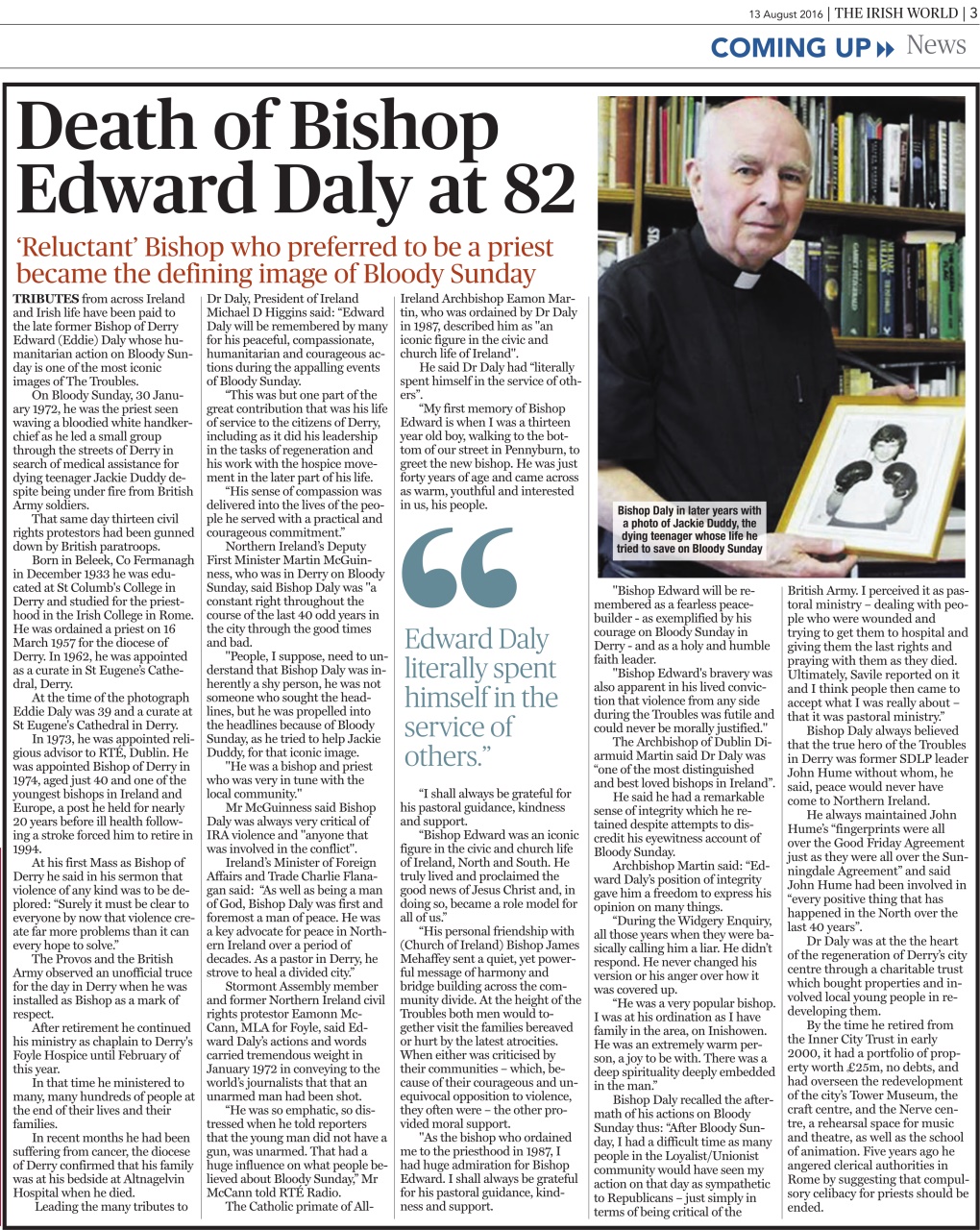 Irish World Preview Pages