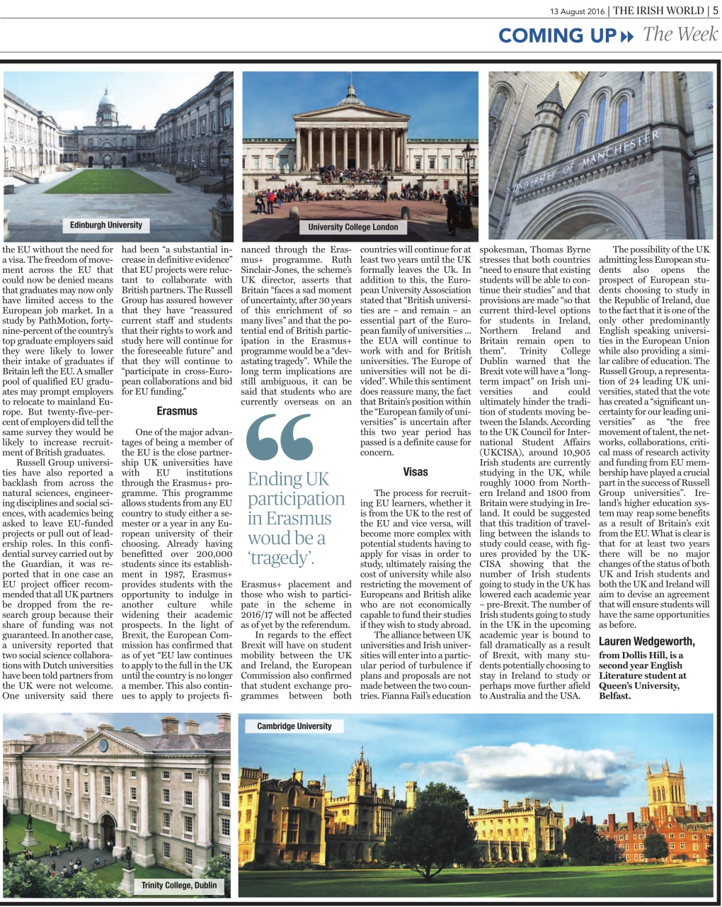 Irish World Preview Pages