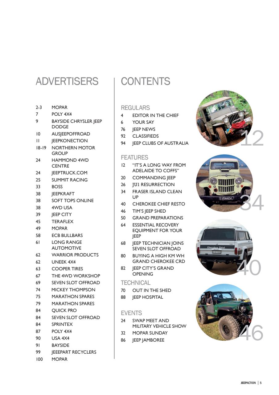 Jeep Action Preview Pages