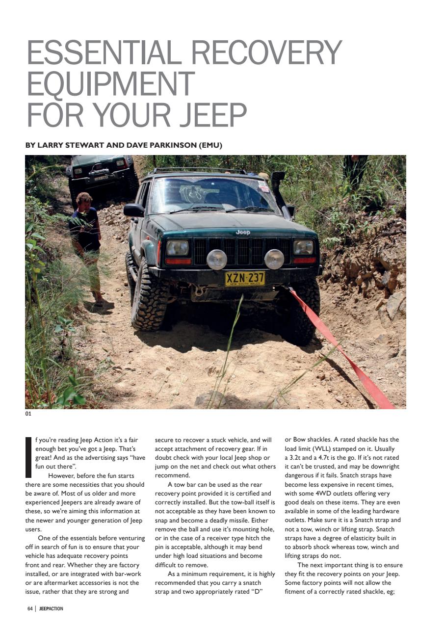 Jeep Action Preview Pages