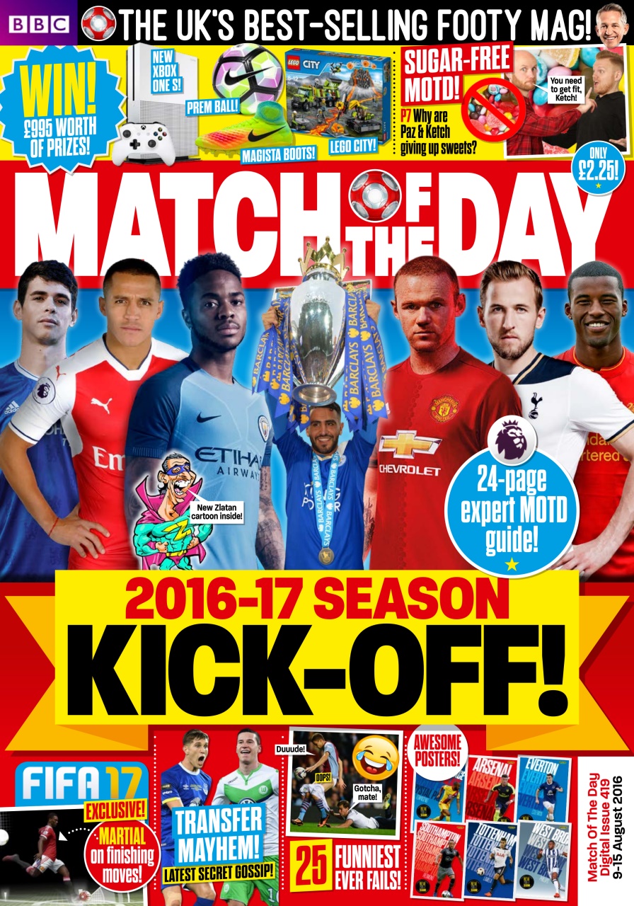 Match of the Day Preview Pages
