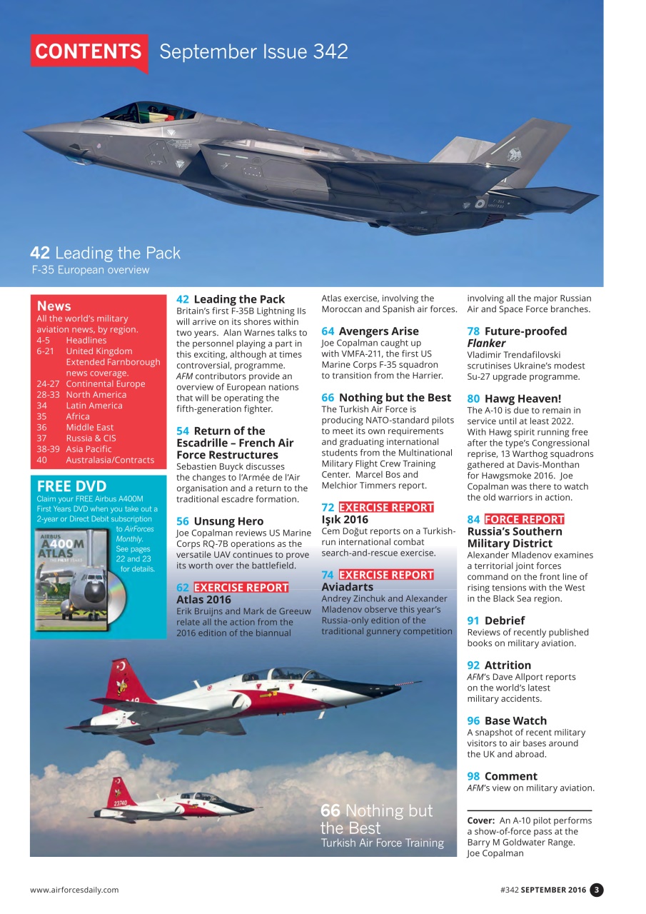 AirForces Monthly Preview Pages
