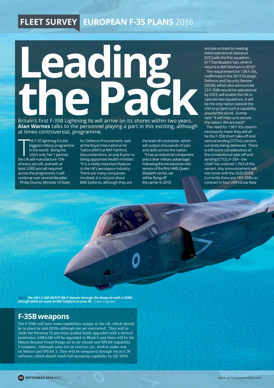 AirForces Monthly Preview Pages