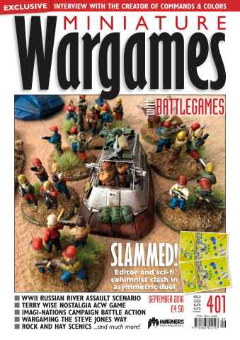 Miniature Wargames issue September 2016 - Issue 401