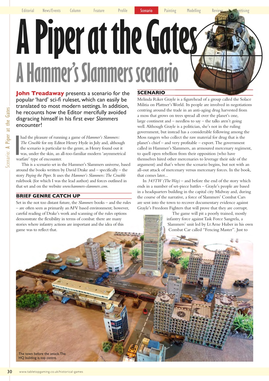 Miniature Wargames Preview Pages