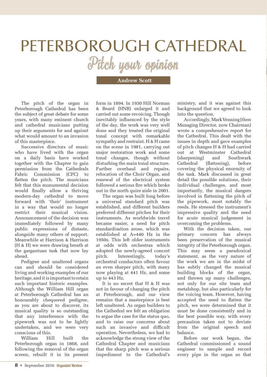 Organists' Review Preview Pages