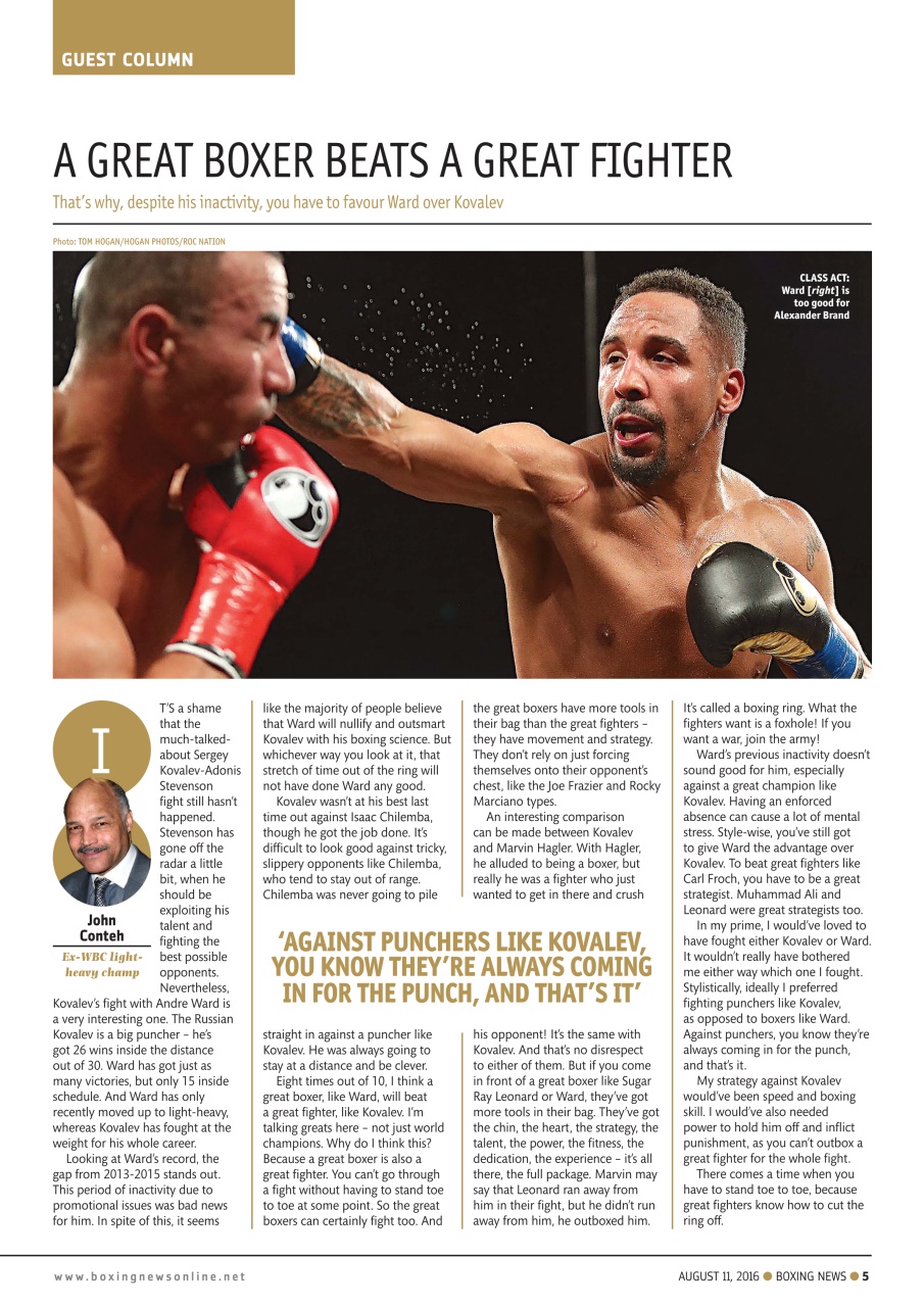 Boxing News Preview Pages