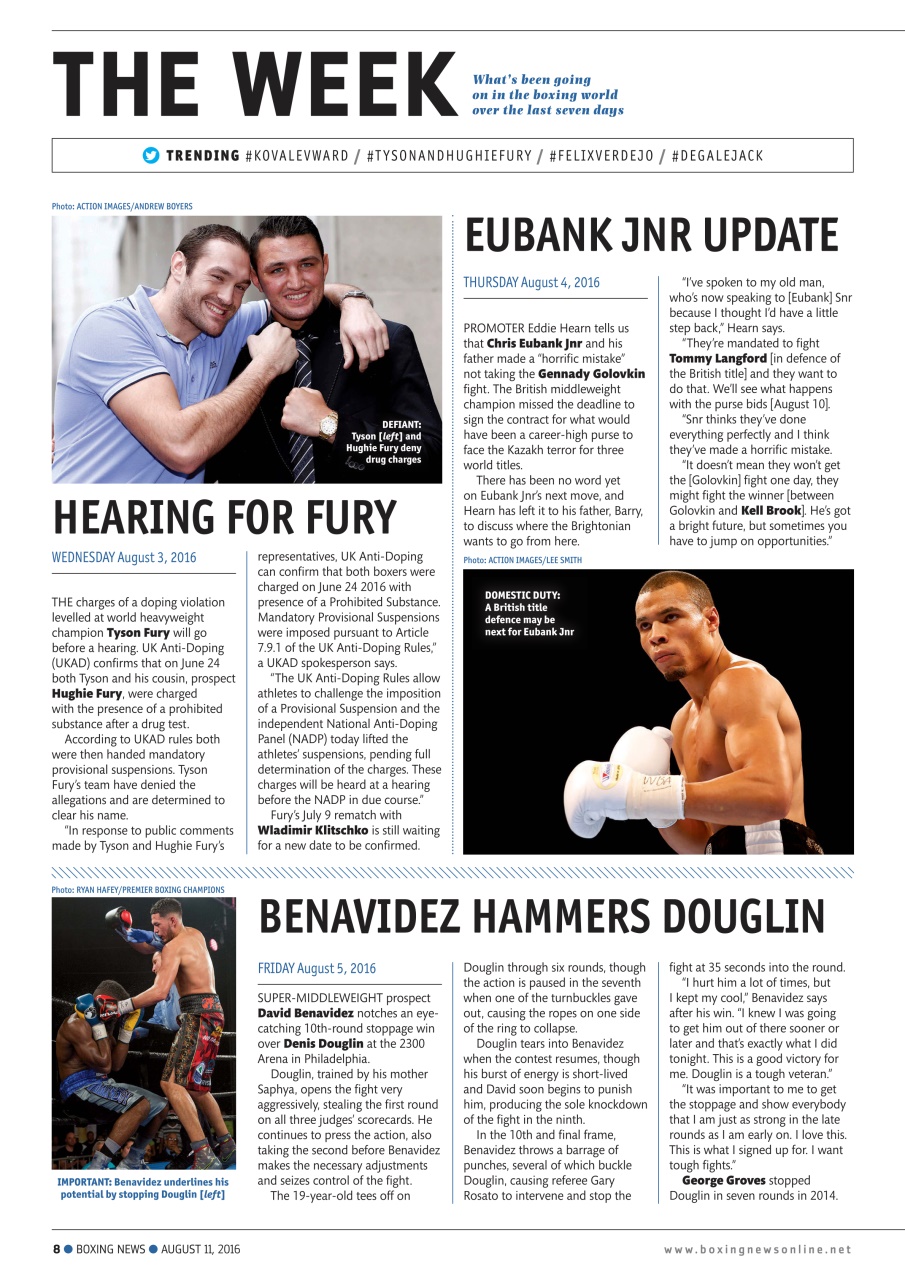 Boxing News Preview Pages