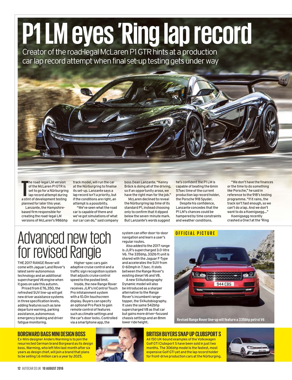Autocar Preview Pages