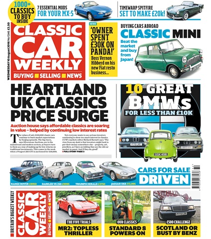 Classic Car Weekly issue 10th August 2016